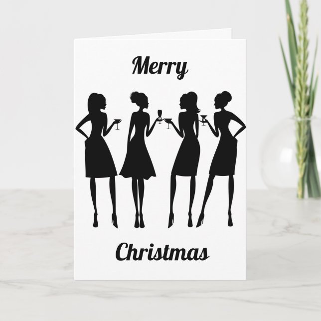 ****MERRY CHRISTMAS**** LET THE PARTY BEGIN HOLIDAY CARD (Front)