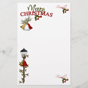 Merry Christmas Letter Stationery