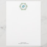 Merry Christmas Letter Stationery Beachy<br><div class="desc">Transform your holiday correspondence into a work of art with this enchanting Watercolor Christmas Letterhead. Each sheet is a canvas of festive colors and delicate strokes, adding a touch of creativity to your Christmas letters, invitations, and well-wishes. Celebrate the season with elegance and style. If you would like a printable...</div>