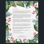 Merry Christmas Letter Template  Letterhead<br><div class="desc">Elevate your holiday correspondence with this beautiful Watercolor Christmas letterhead template! Each sheet showcases a festive design in enchanting red hues, perfect for adding a creative touch to your Merry Christmas letters, holiday invitations, and New Year well-wishes. This holiday letterhead is a wonderful example of how watercolor art can bring...</div>