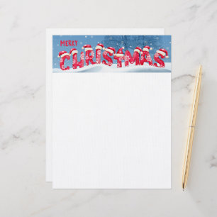 Merry Christmas Letterhead