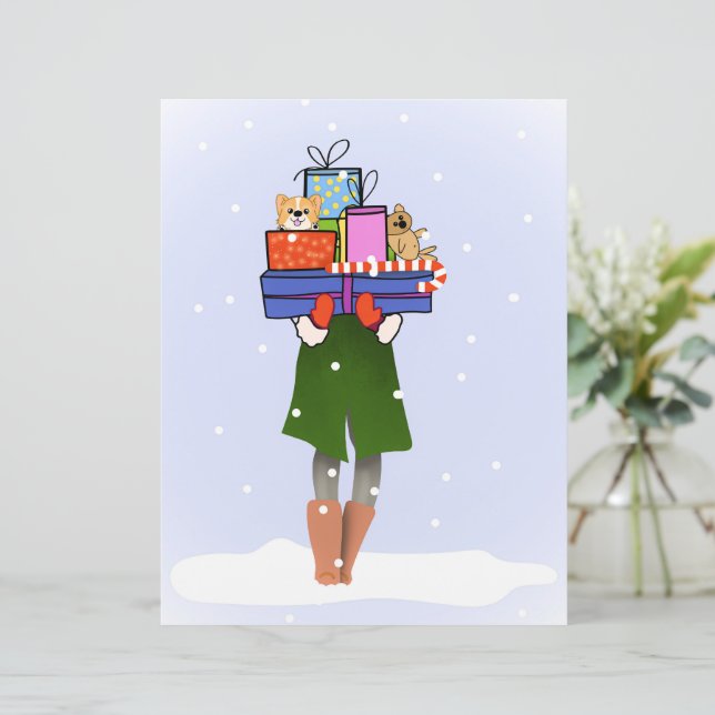 Merry Christmas  Letterhead (Standing Front)