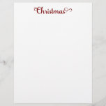 Merry Christmas Letterhead<br><div class="desc">Merry Christmas</div>