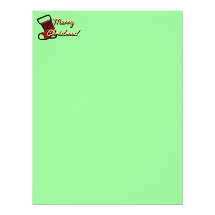 Merry Christmas Letterhead Design