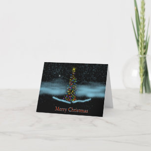 Merry Christmas Letterpress Thank You Card