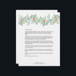 Merry Christmas Letters Template Letterhead<br><div class="desc">Transform your holiday correspondence into a work of art with this enchanting Watercolor Christmas letter template. Each sheet is a canvas of festive colors and delicate strokes, adding a touch of creativity to your Christmas letters, invitations, and well-wishes. Celebrate the season with elegance and style. If you would like printable...</div>