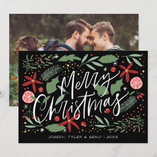 Merry Christmas LGBT Holiday Photo Card