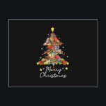 Merry Christmas Library Tree Book Reading Lover Li Postcard<br><div class="desc">This is a great gift for your family,  friends during Hanukkah holiday. They will be happy to receive this gift from you during Hanukkah holiday.</div>