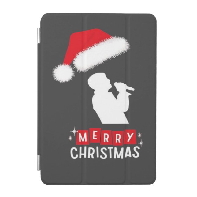 Merry Christmas Library Tree iPad Mini Cover (Front)