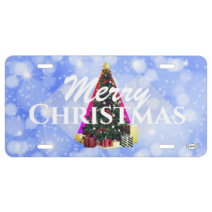Merry Christmas License Plate HAMbyWG