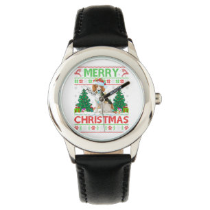 Merry Christmas Lighting Ugly Beagle Christmas Watch