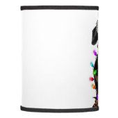 Merry Christmas Lights Palm Tree Beach Xmas Pajama Lamp Shade (Left)