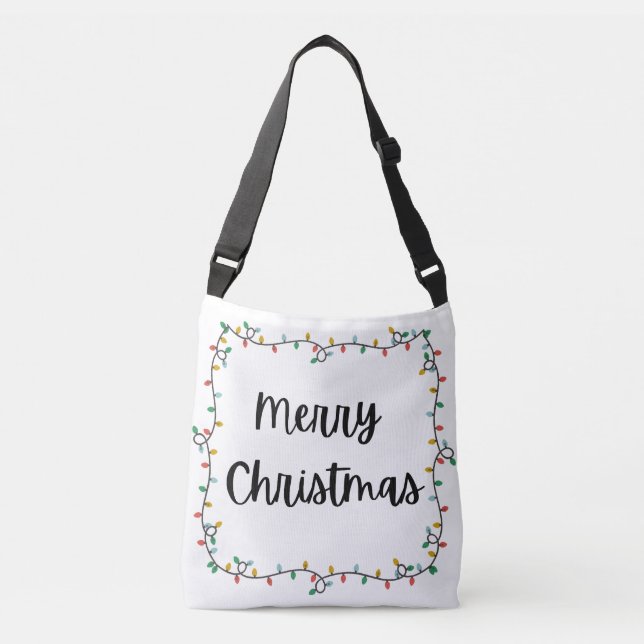 Merry Christmas lights Tote bag (Front)