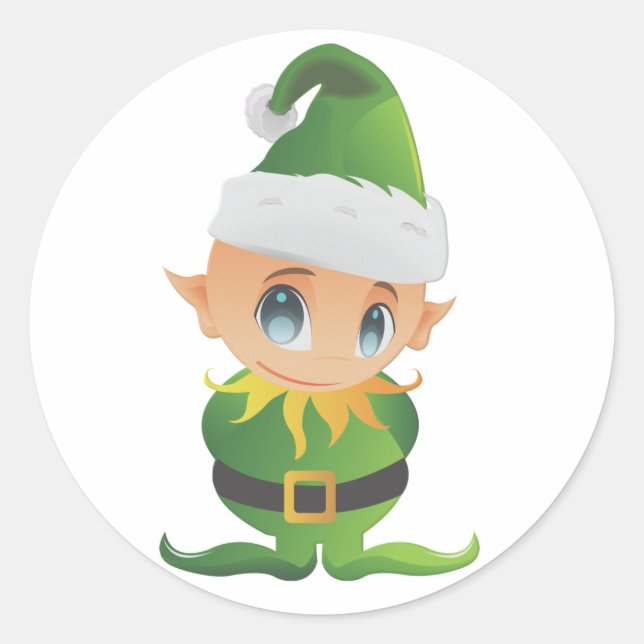 Merry Christmas Lil  Angel Sticker (Front)