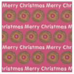 Merry Christmas Linzer Torte Cookie Holiday Baking Fabric