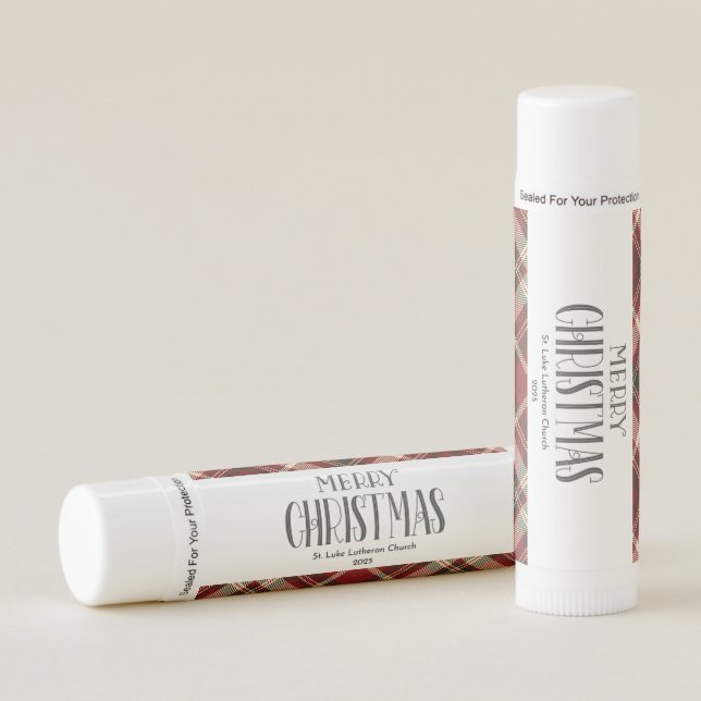 Merry Christmas  Lip Balm (Front)