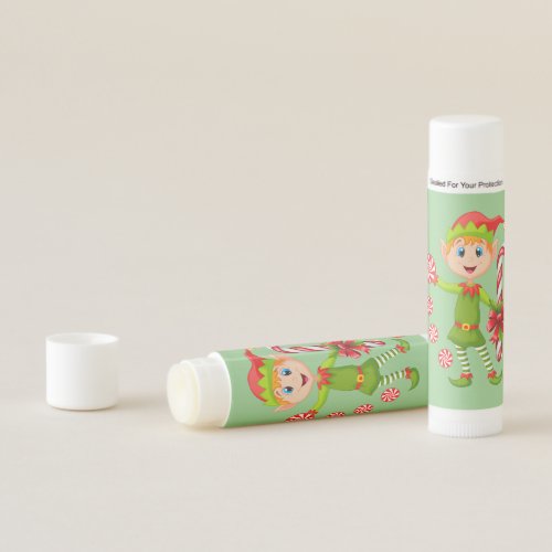 Merry Christmas Lip Balm Elf Peppermint