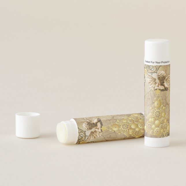 Merry Christmas Lip Balm Gold Angel (In Situ)