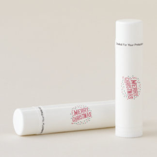 Merry Christmas Lip Balm | Holiday Stocking Stuffe