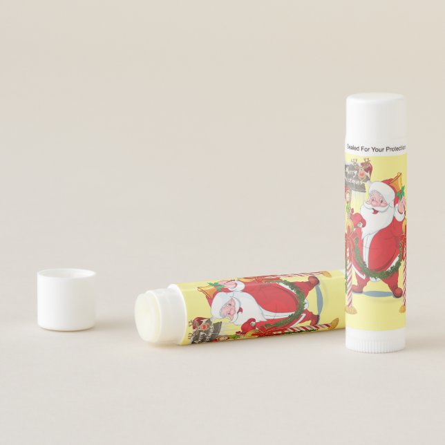 Merry Christmas Lip Balm Santa (In Situ)