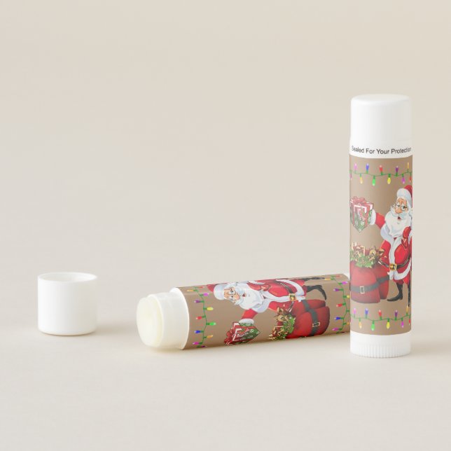 Merry Christmas Lip Balm Santa (In Situ)