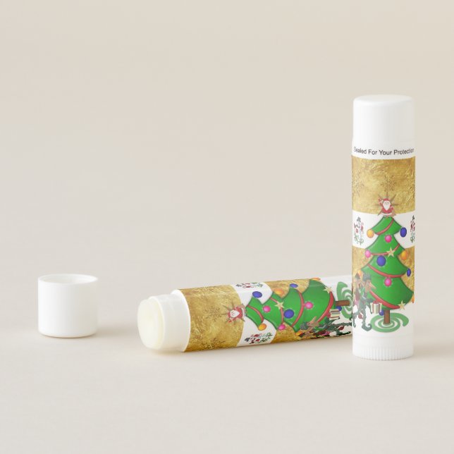 Merry Christmas Lip Balm Snowman (In Situ)