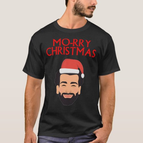 Merry Christmas Liverpool FC Mo Salah Classic T_Sh T_Shirt