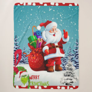 Merry Christmas llll Sherpa Blanket