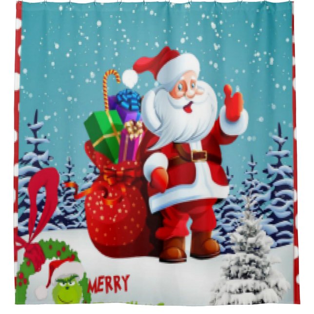 Merry Christmas llll  Shower Curtain (Front)