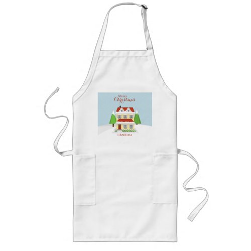 Merry Christmas Long Apron