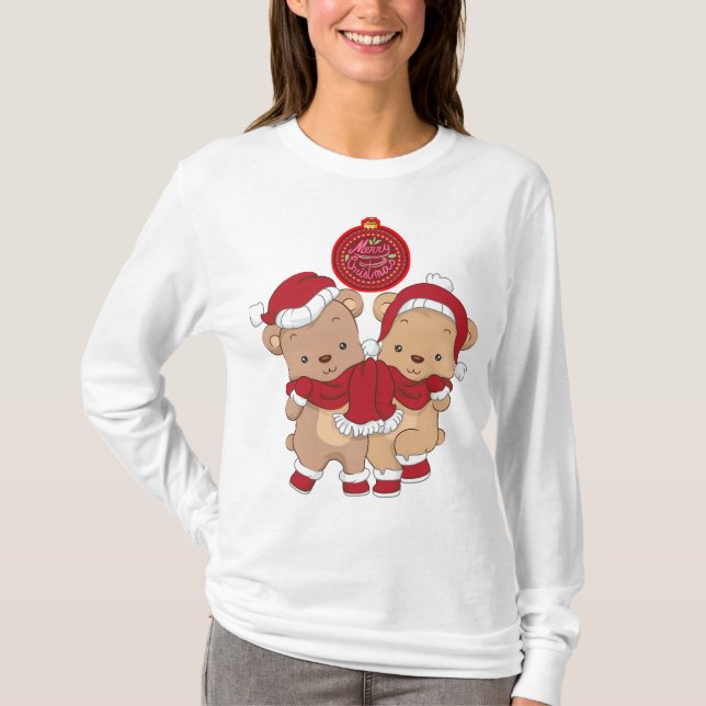Merry Christmas Long Sleeve T-Shirt (Front)