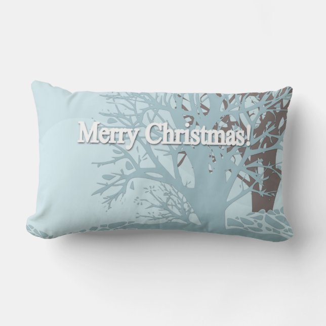 Merry Christmas! Lumbar Pillow (Front)