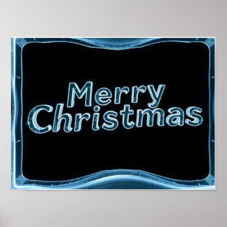 Merry Christmas Luxury Typography Poster Paper H47