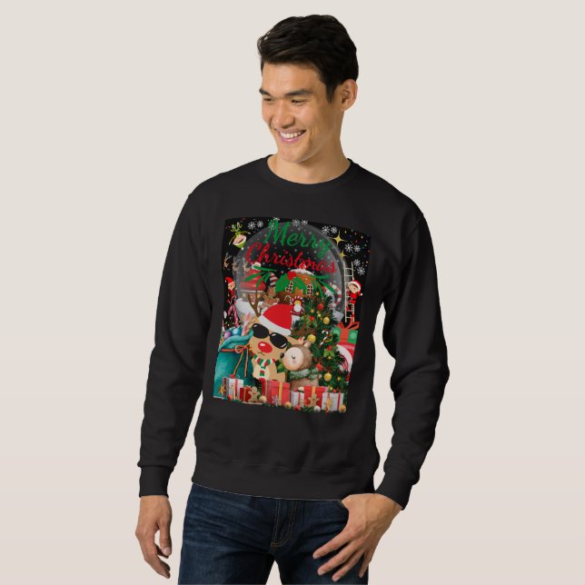 Merry Christmas Magic: Festive Holiday Delights Sweatshirt (Front Full)