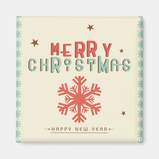 Merry Christmas Magnet (Front)