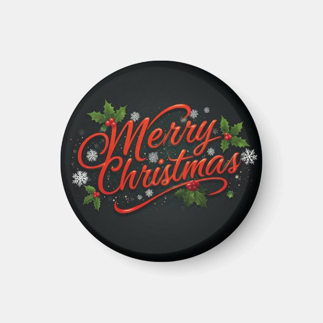 Merry Christmas  Magnet (Front)