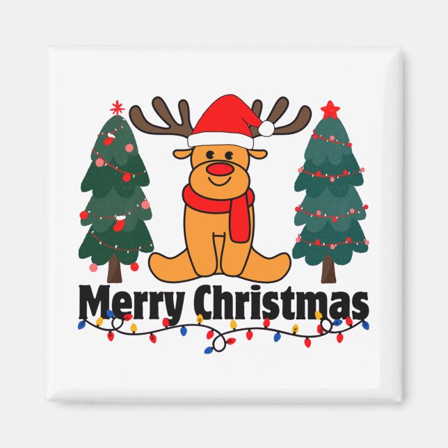 Merry Christmas Magnet (Front)