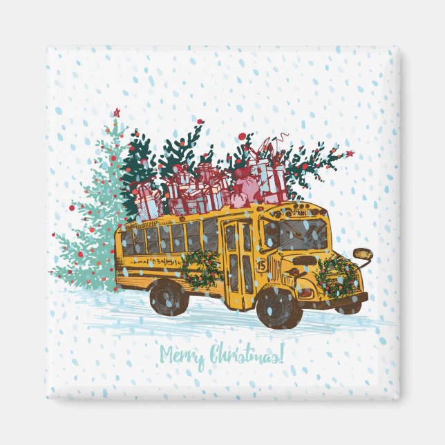 Merry Christmas Magnet (Front)
