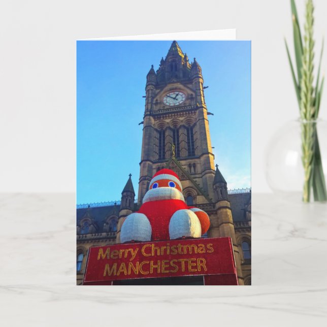 Merry Christmas Manchester Card (Front)