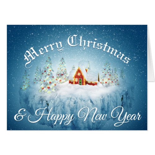 Merry Christmas Mantel Display 36x48 Big Card