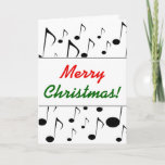 [ Thumbnail: "Merry Christmas!" + Many Musical Notes Pattern ]