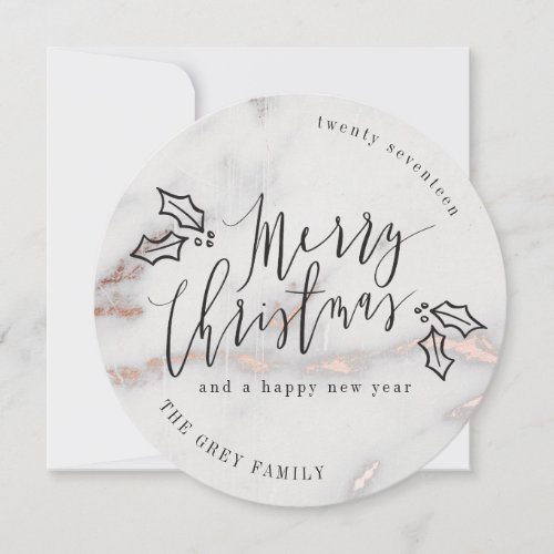 MERRY CHRISTMAS_MARBLE HOLIDAY CARD