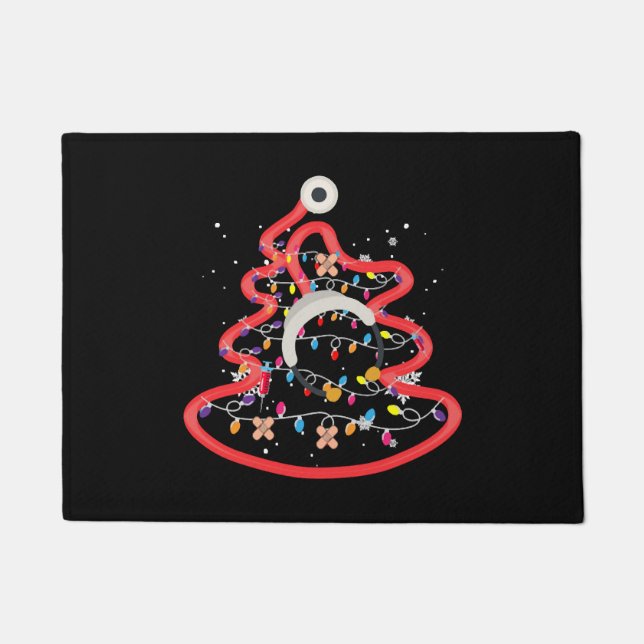 Merry Christmas Medical Staff Doormat (Front)