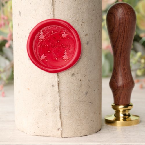Merry Christmas Medieval Wax Stamp 