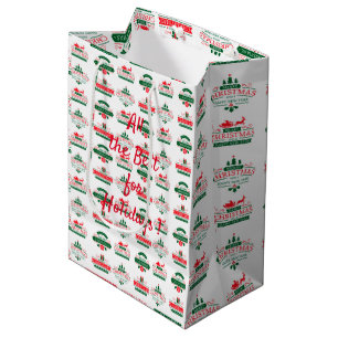 Merry Christmas Medium Gift Bag