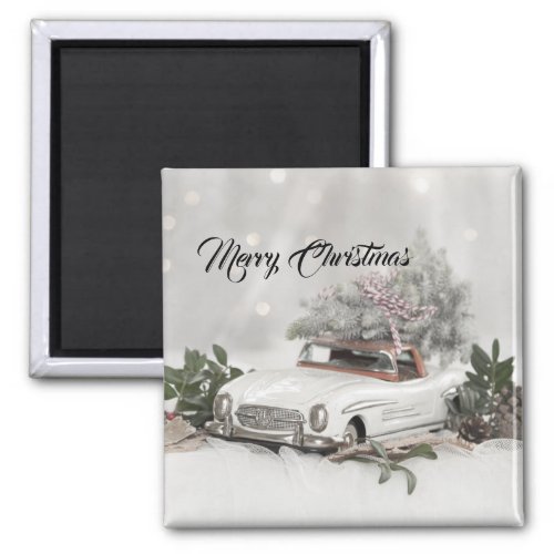 Merry Christmas Mercedes Benz   Magnet