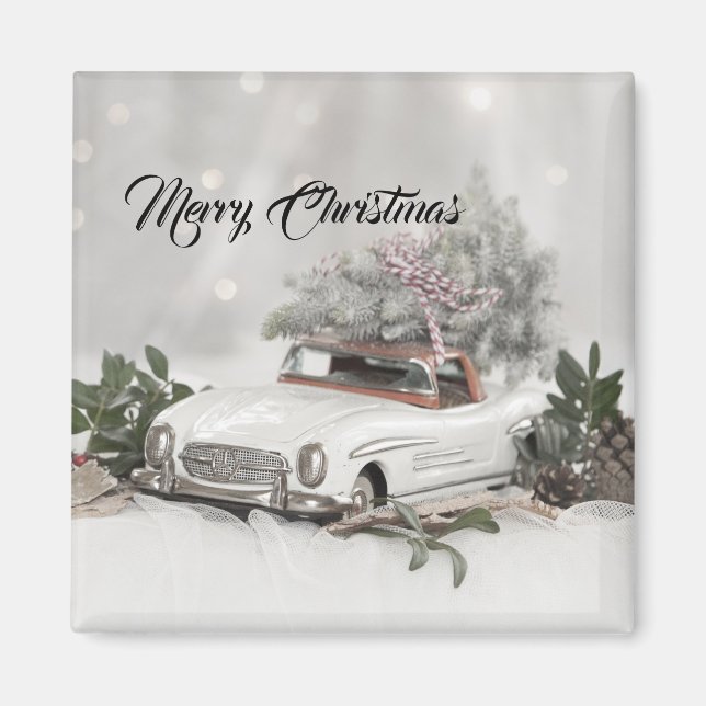 Merry Christmas Mercedes Benz   Magnet (Front)