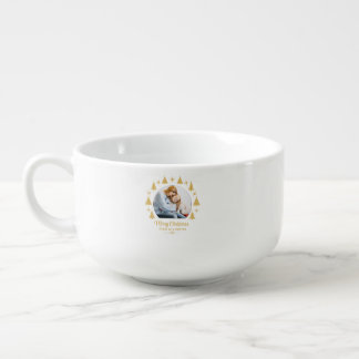 Merry Christmas Merry As A Mother White Gold Photo Soup Mug