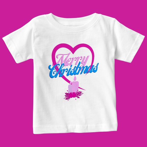 Merry Christmas Merry  Bright           Baby T_Shirt
