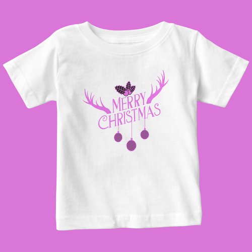 Merry Christmas Merry  Bright        Baby T_Shirt